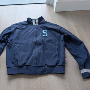 Seattle Mariners Majestic Authentic Therma Base Long Sleeve Men’s Full Zip MLB